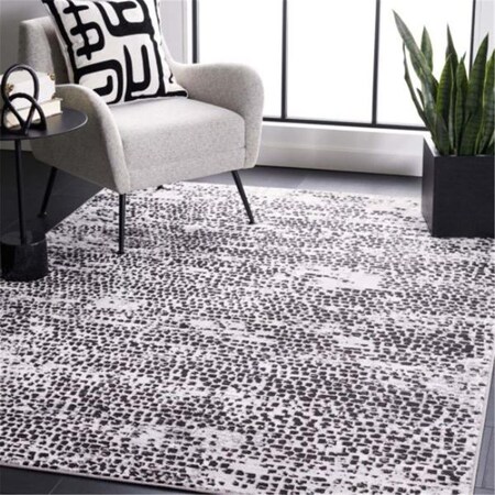 Safavieh 9 x 12 ft. Amelia Transitional Power Loomed Rectangle Rug Charcoal & Grey ALA254J-9
